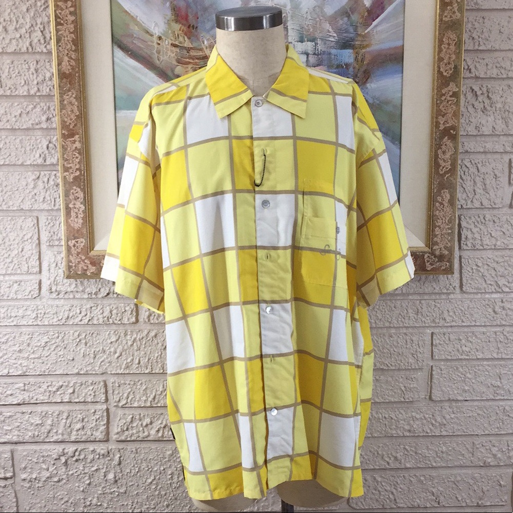 Sean John Striped Short Sleeve Button Down Shirt